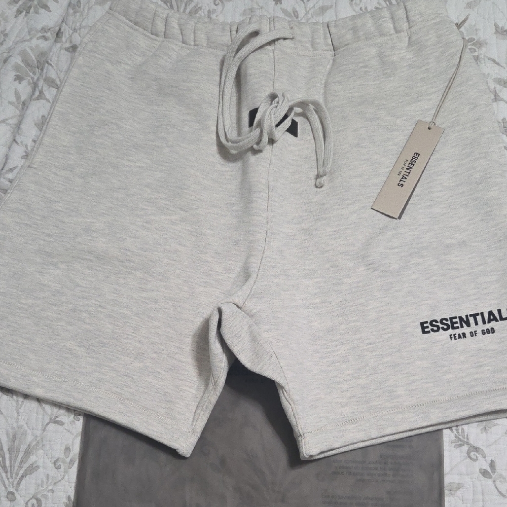 Essentials Light Gray Men's Athletic Shorts